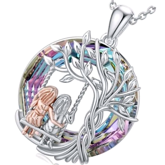 Jewelry - Colorful Iridescent Best Friends Necklace